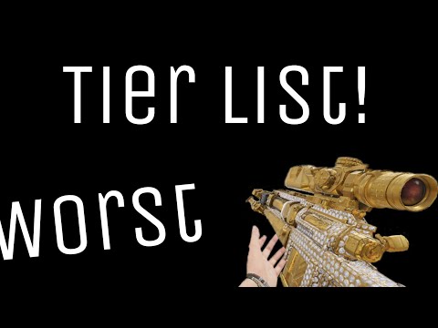 the best codm guns tier list! outdated :(
