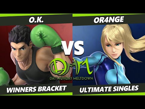 DAT Monday Meltdown 219 - O.K. (Little Mac) Vs. Or4nge (ZSS) SSBU Ultimate Tournament