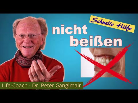 Zähne zusammenbeißen schadet. Kiefer lockern (hilft immer!)