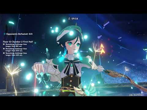 3.3 Spiral Abyss Floor 12 9 stars (F2P) - No Geo | Genshin Impact