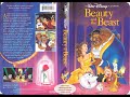 Opening And Closing To Beauty And The Beast USA 1992 VHS Version 1 HD