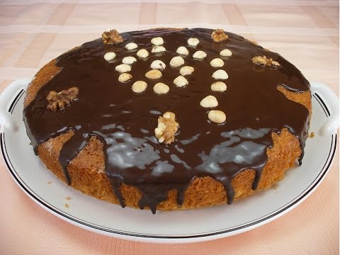 Bizcocho de chocolate y frutos secos