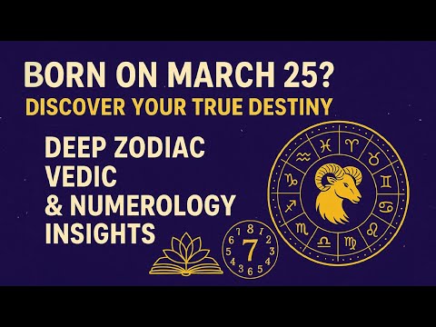 March 25 Zodiac Secrets Revealed | Deep Horoscope Analysis: Love, Life, Numerology & More