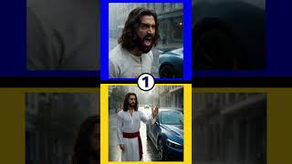 What Did Jesus Do When Someone Tried to Cut His Hair Without Permission? 😳✂️🙏❤️ #jesus #shorts