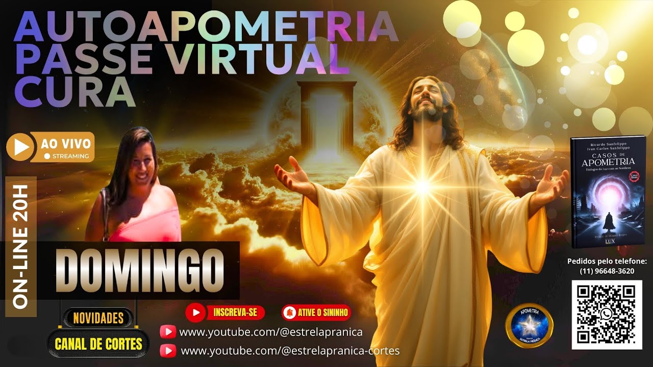 Transforme Sua Energia: Autoapometria, Passe Virtual e Cura Espiritual à Distância!