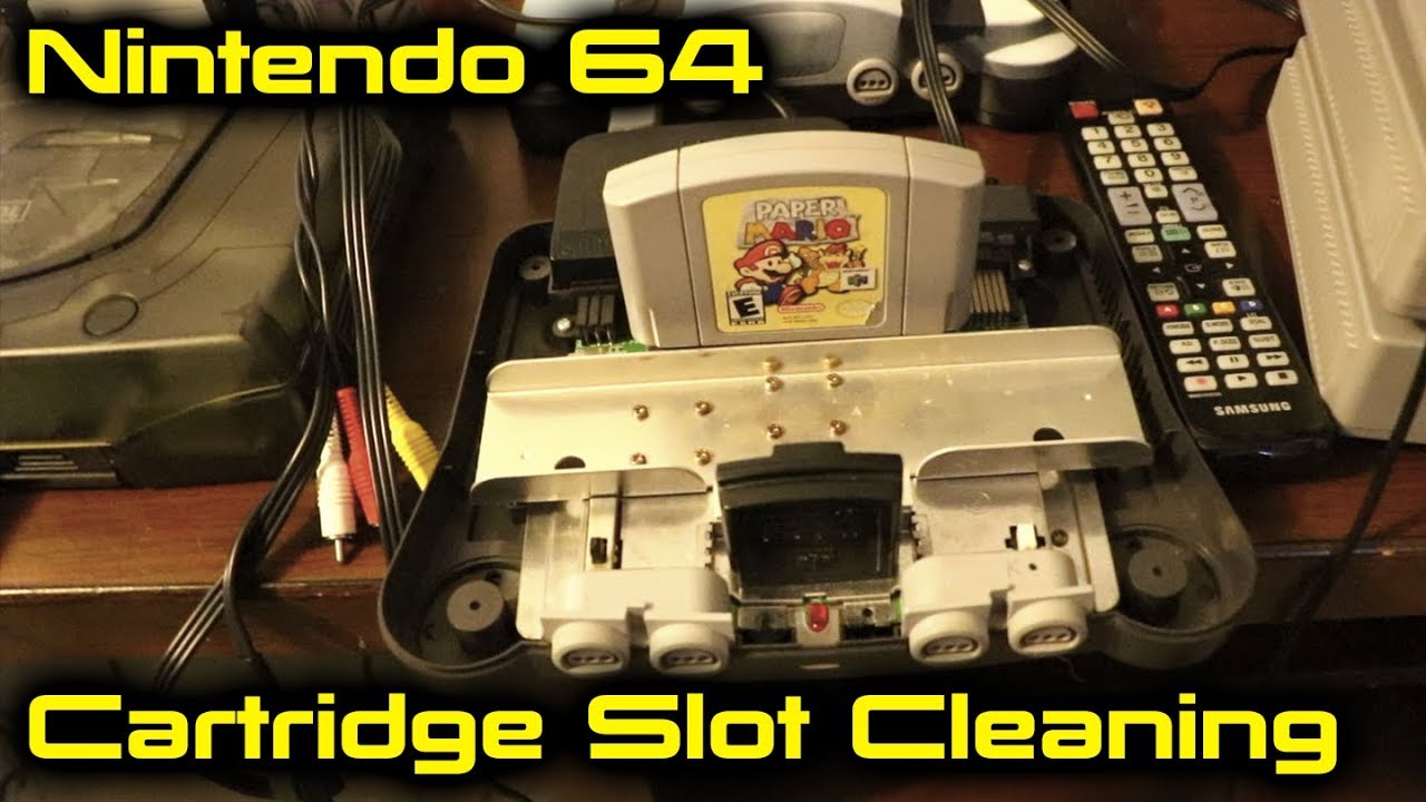 Nintendo 64 Cartridge Slot Cleaning