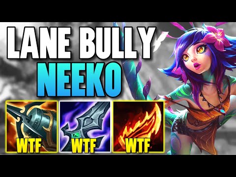 BECOME THE ULTIMATE LANE BULLY WITH ON-HIT NEEKO TOP! (EVERY AUTO MELTS) - League of Legends