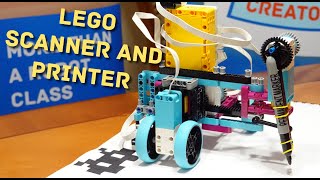 LEGO Mindstorms/SPIKE Prime Scanner and Printer