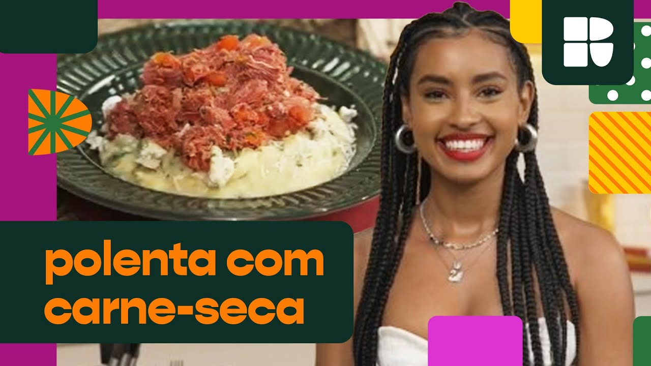Polenta com carne-seca da Gabz 😋 | Casa Receitas | Receitas