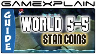 New Super Mario Bros. U - Soda Jungle-5 Deep Sea Ruins Star Coins Guide & Walkthrough