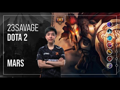 23Savage Smurf Mars Mid Lane Dota 2 | Ranked Match | Gameplay