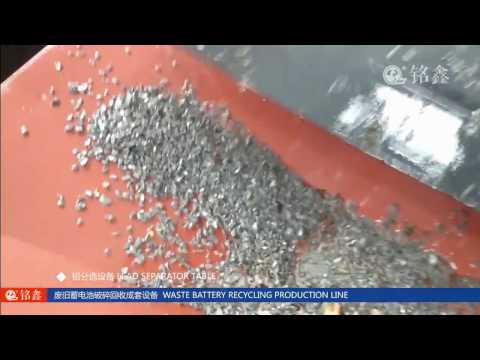 Waste lead acid battery recycling plant and lead melting machines