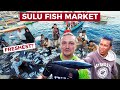 LOCAL LIFE IN SULU (Jolo Fish Market) - Philippines Fresh Catch Seafood Feast