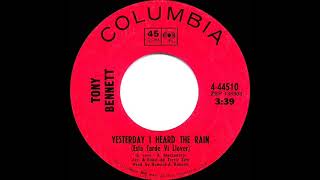 1968 Tony Bennett - Yesterday I Heard The Rain (mono 45)