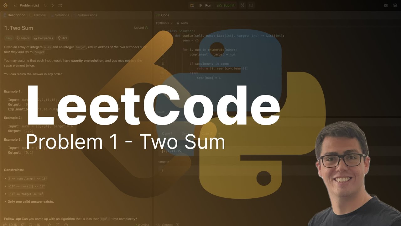 LeetCode 1: Two Sum Explained - Easy Step-by-Step Solution in Python!