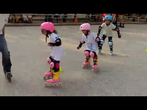 roller BLADE practice day for kids in Taipei- Daan park