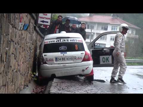 2014 Rally Şile / Murat Guray - Hürol Menderes / Renault Clio RS / Kaza