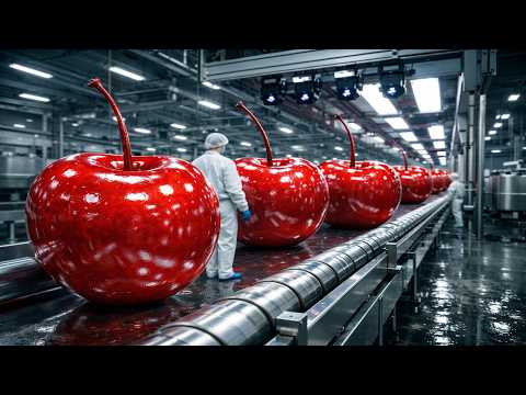 How Maraschino Cherries Are Made | Inside a Modern Cherry Processing Factory