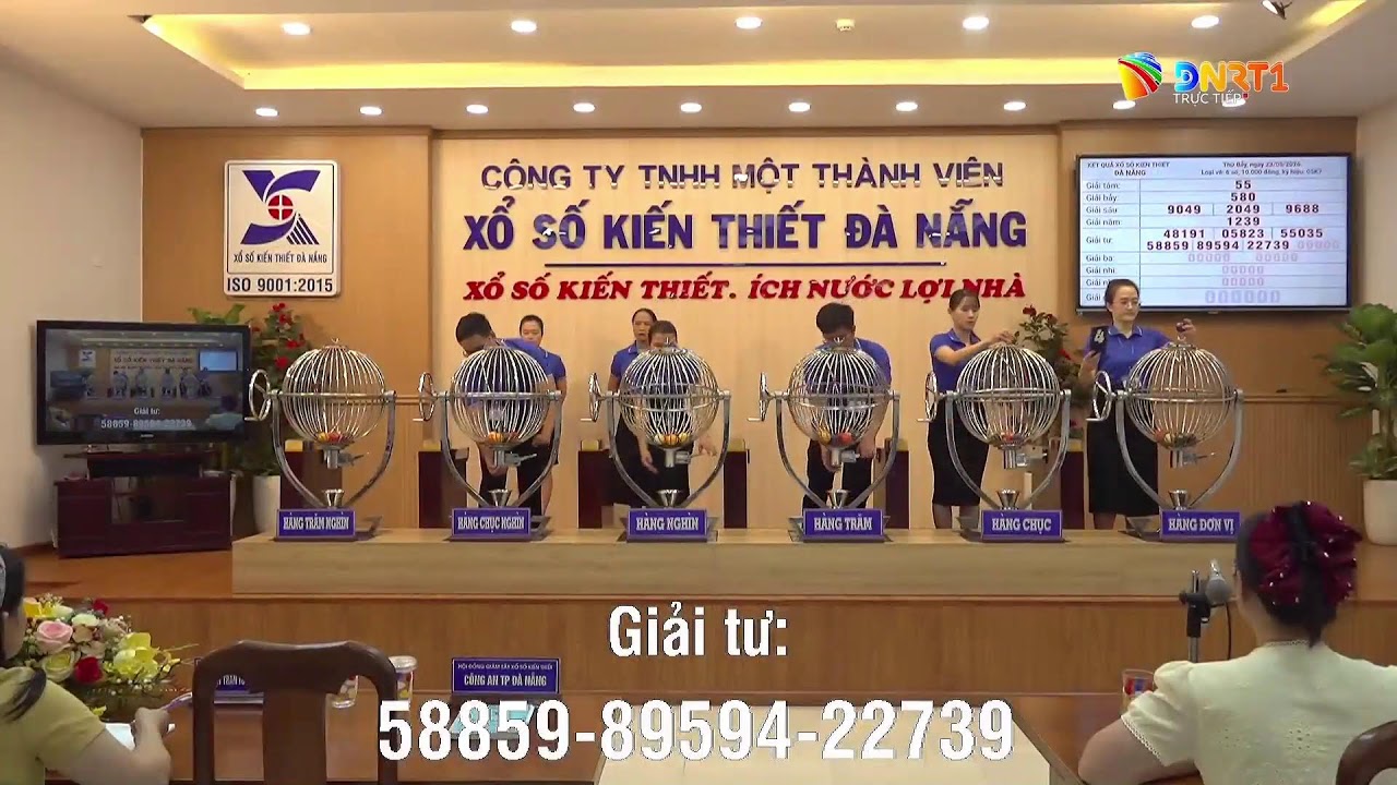 🔴 Kết quả quay số mở thưởng Xổ số kiến thiết Đà Nẵng ngày 23/5/2026