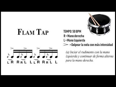 22. Flam Tap – 40 RUDIMENTOS | Clases de Batería (FULL AUDIO)