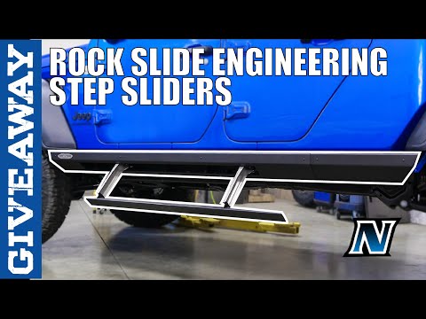 Rock Slide Engineering Step Sliders - Jeep JT Install