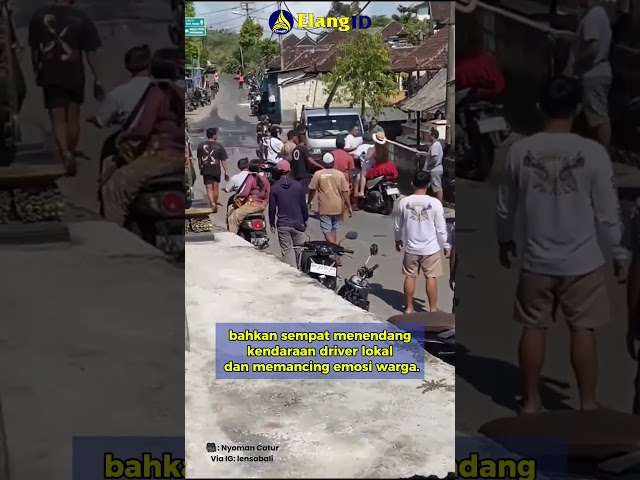 B4ku hantam di Nusa Penida BALI : Tamu asing VS driver lokal