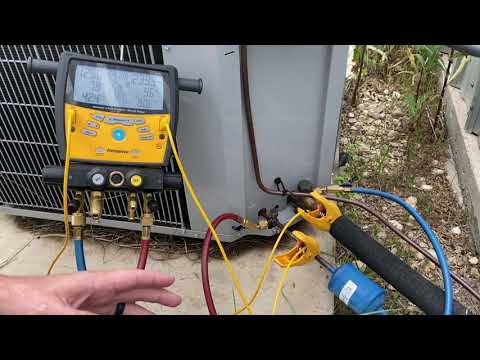 HVAC 065 example Superheat and Subcooling with digital gauges