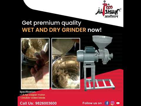 6J-180 Dry And Wet Grinder