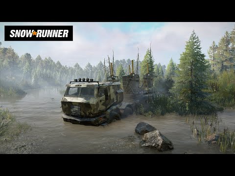 Snowrunner Walkthrough Part 43 in Co-op I New Truck Azov 5319 + Logitech G29 [1440p 60FPS]