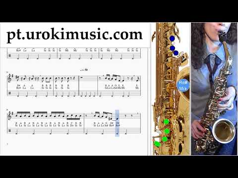 Aulas de Saxofone (tenor) Imagine Dragons - Natural Curso Aprender um-ih372