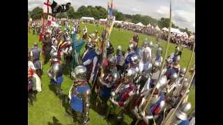 preview picture of video 'Tewkesbury Medieval 2012 - Armées'