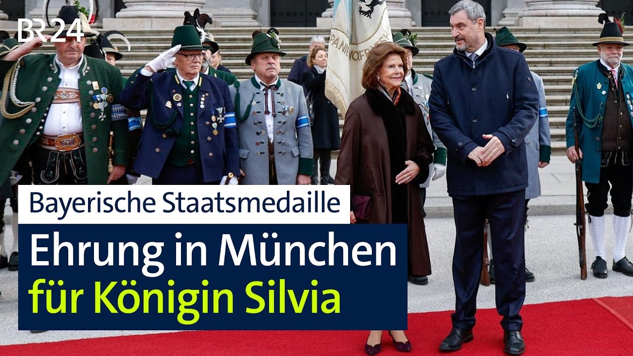 Bayerische Staatsmedaille: München ehrt Königin Silvia von Schweden | BR24