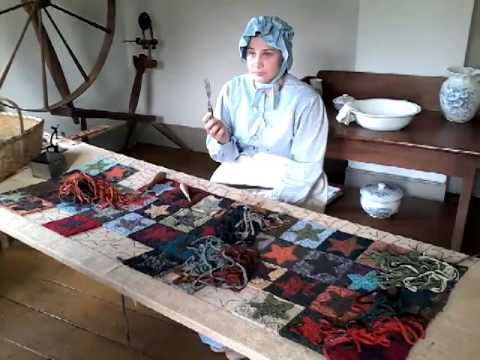 Rug Hooking Demonstration