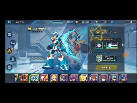 ROCK MAN  X Dive nova armadura "DIVE Armor X"🙏