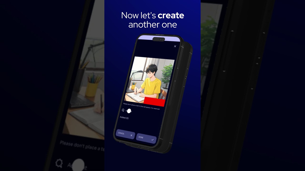 💬 Generate comic strips with AI using the ArcStory app.  Download it from Google play now!