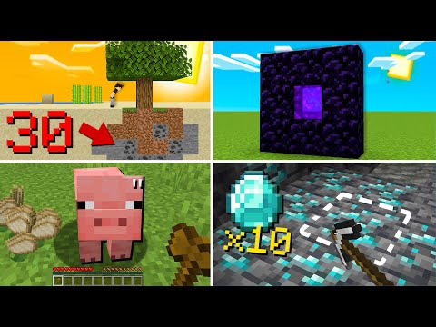 ✔ 30 SURVIVAL TIPS in MINECRAFT SURVIVAL!  - Learn to play!