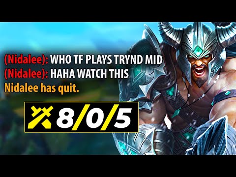 Their Jungler Had No Chance Of Killing Me So They RAGE QUIT - League of Legends
