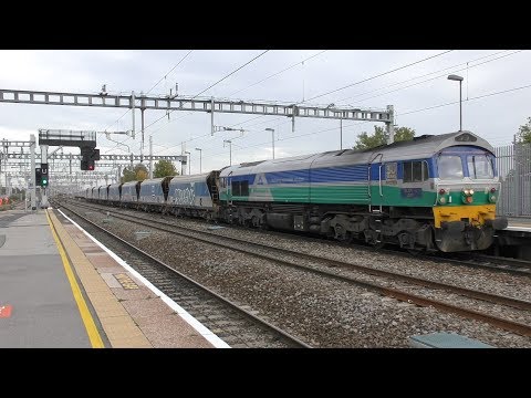 Freight trains at Keynsham  Pangbourne & Swindon 26th - 28th October 2019