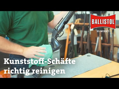 BALLISTOL Tutorial-Serie zur Waffenpflege - Teil 2: Kunststoff-Schäfte