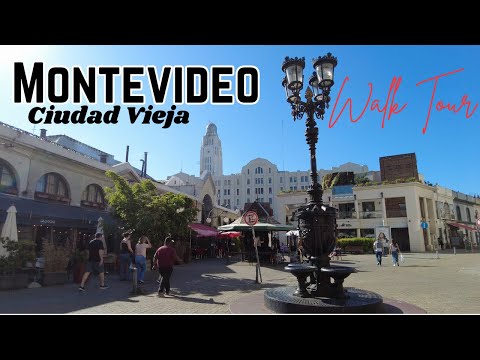 MONTEVIDEO - CIUDAD VIEJA - From Dirección Nacional de Aduanas to the Rambla 🚶‍♂️🇺🇾