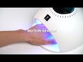 Activeshop Profesionali UV/LED nagų lempa manikiūrui Ocho Nails 8 84W, juodos spalvos