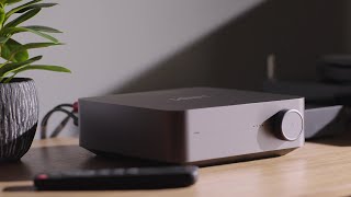 Video thumbnail for Wiim Amp streaming amplifier review: A budget audiophile gem | Crutchfield by CRUTCHFIELD