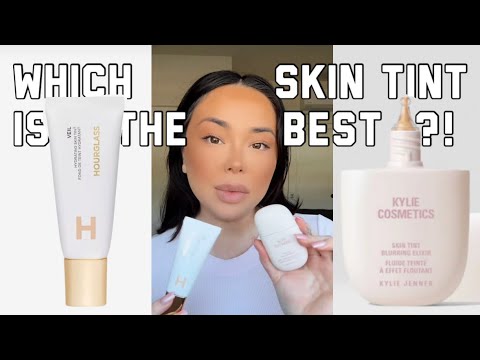 Hourglass Veil Hydrating Skin Tint VS. Kyle Cosmetics Skin Tint Blurring Elixir Review #grwm #makeup