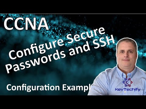 Configure Secure Passwords and SSH Configuration - Lab 16.4.6 - CCNA - KevTechify | vid 25