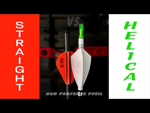 Pfeile befiedern: Straight vs. Helical - was ist besser?