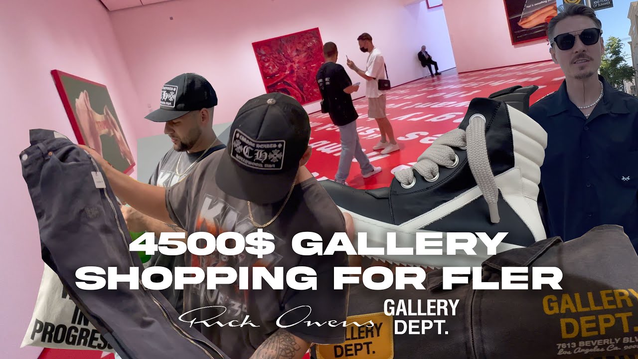 Watch video Los Angeles Vlog # 7 - 4500$ Gallery Dept. Shopping / Rick Owens Store Now Los Angeles Vlog # 7 - 4500$ Gallery Dept. Shopping / Rick Owens Store