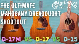 Video thumbnail for The Ultimate Mahogany @martinguitar ShootoutI D-15 VS D-17 VS D-17M by Jeremy Sheppard
