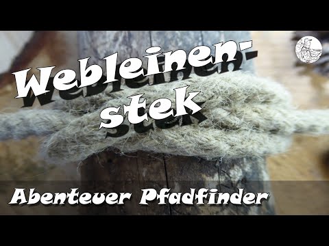 Webleinenstek der Pfadfinder