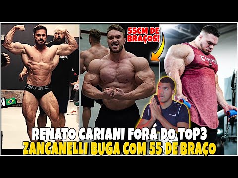 RENATO CARIANI HAS A CHANCE OF WINNING MR. OLYMPIA | ZANCANELLI ABSURD WITH 55CM ARM | +NICK