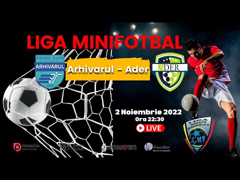 SUPERMECI DE MINIFOTBAL! MFC ARHIVARUL - ADER  Sezonul 15 - Minifotbal - Etapa 8 - Liga A  2022